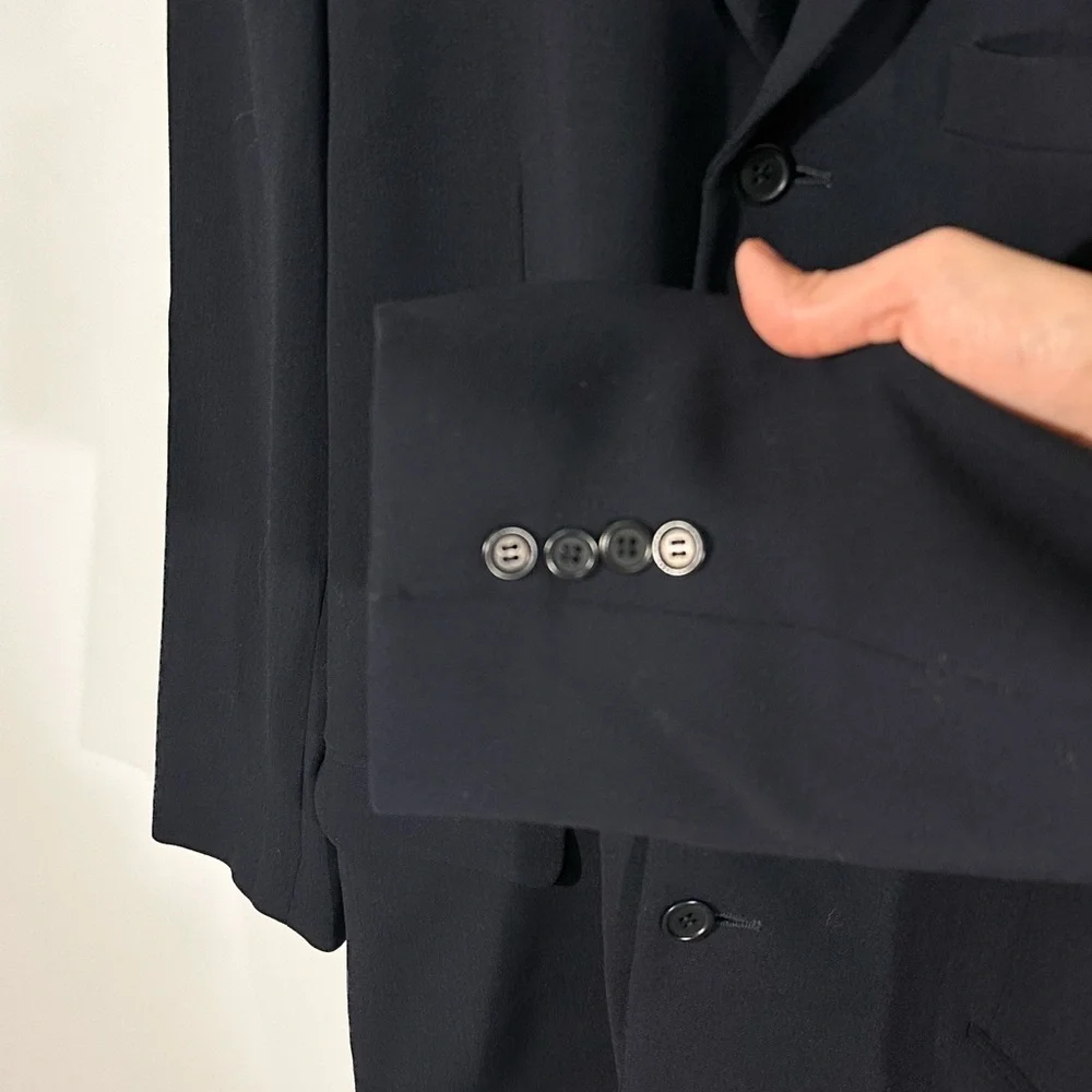 90’s Italian wool Arthur Chapnik Tailored Two-Piece Blazer Trousers suit 40R/31